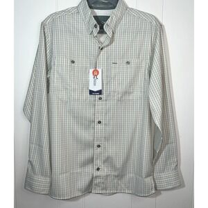 NWT World Wide Sportsman Angler Fishing Tech Shirt Men's Small UPF 30 L/S‎